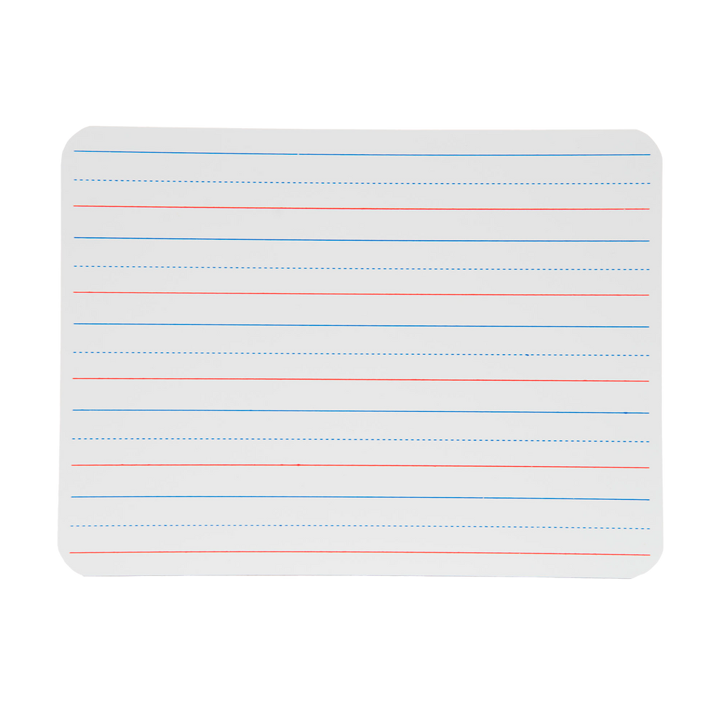 9 x 12 Two Sided Red & Blue Ruled/Dry Erase
