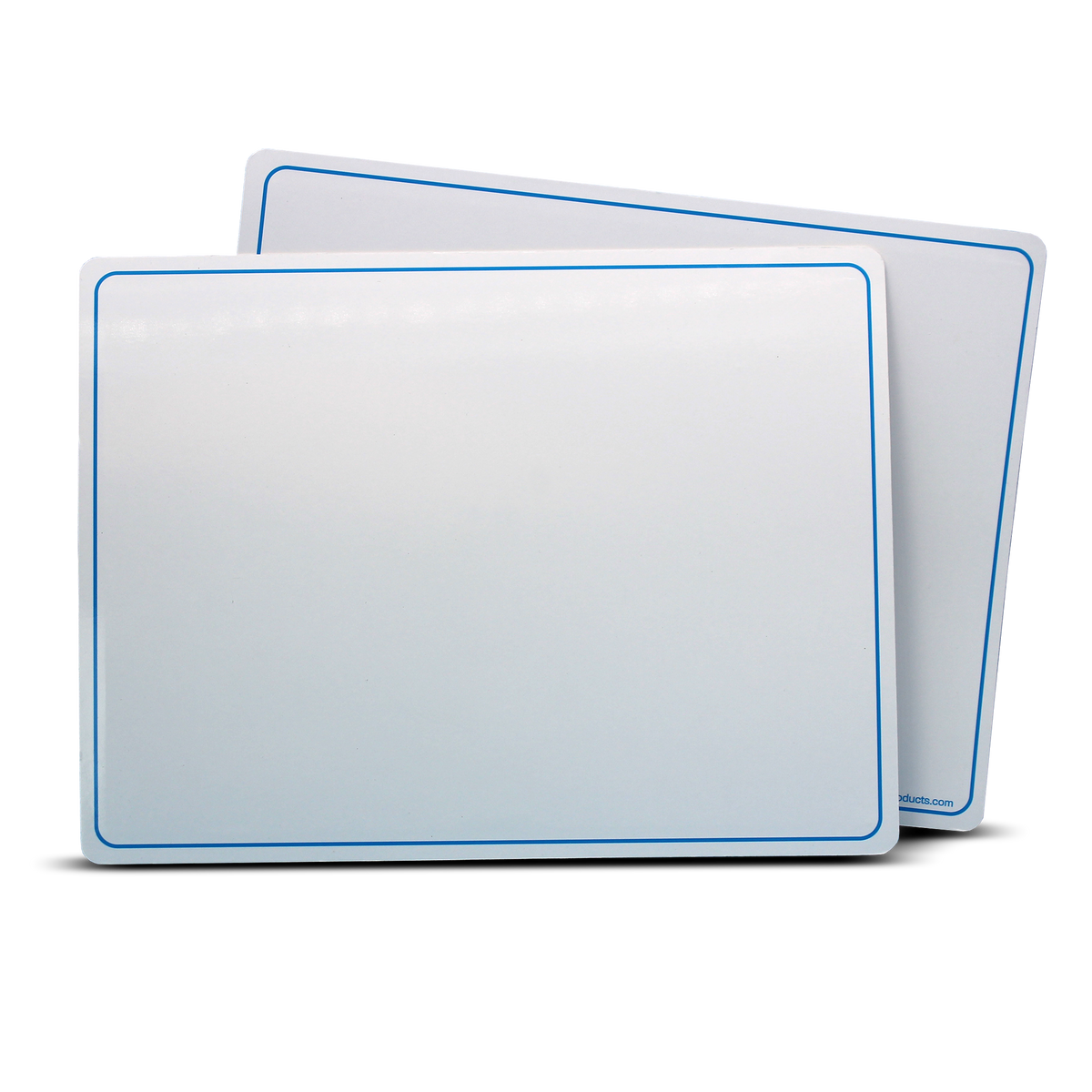 9 x 12 Magnetic Two-Sided Plain Dry Erase Learning Mats - Pack of 24