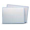 9" x 12" Plain, Two-Sided, Dry Erase Learning Mat - 24 Pack