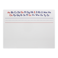 9 x 12 Two-Sided Alphabet Magnetic Dry Erase Board - Carton of 24 supplier units