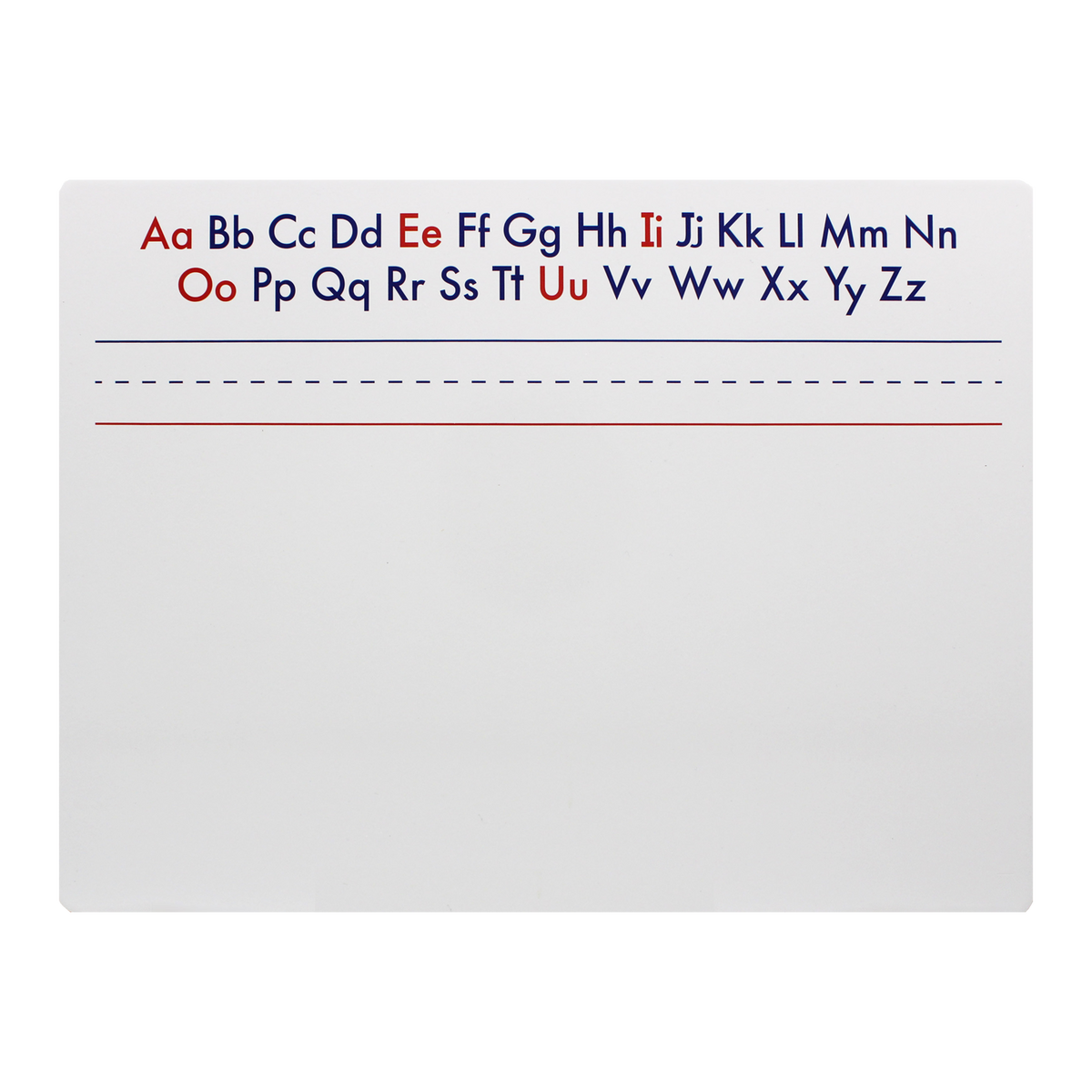 9 x 12 Two-Sided Alphabet Magnetic Dry Erase Board - Carton of 24 supplier units