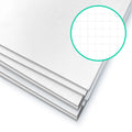 11 x 14 Fade-Line White Foam Board, 1/2" Grid Pack of 10