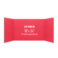 18 x 48 1 Ply Red Project Board Pack of 24
