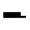 1 Ply Black/White Two Sided Header - Carton of 24 supplier units