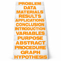 Orange Science Fair Titles - Carton of 24 supplier units