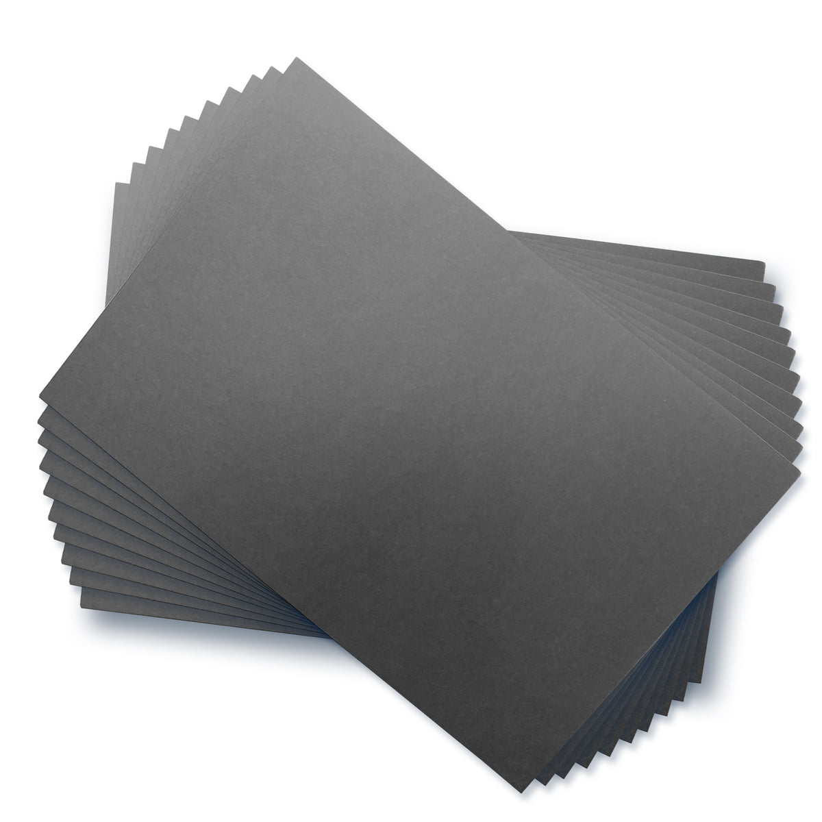 9" x 12" Double-Sided Total Black Foam Board, 3/16" Thick - Pack of 25