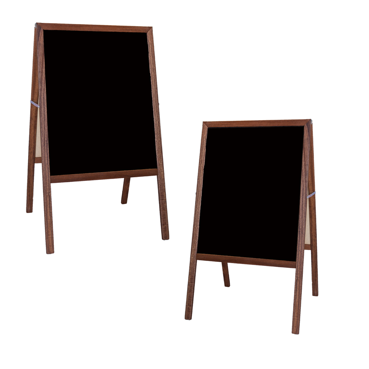 Marquee Easel (stained hardwood) Black Dry-Erase