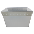 Translucent Corrugated Plastic Storage Postal Tote - 4 Pack