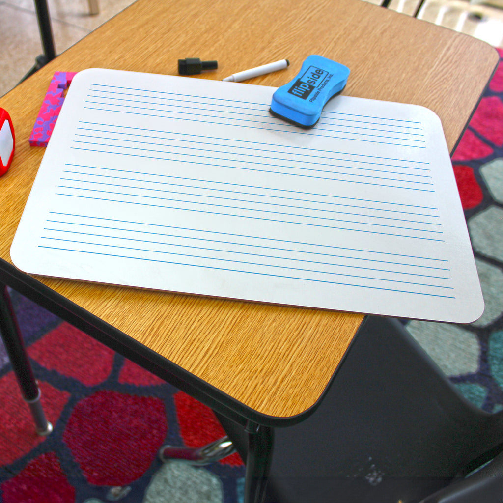 11 x 16 Single-Sided Music Staff Dry Erase Board Class Pack of 24