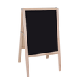 Marquee Easel (natural hardwood) Black Dry-Erase