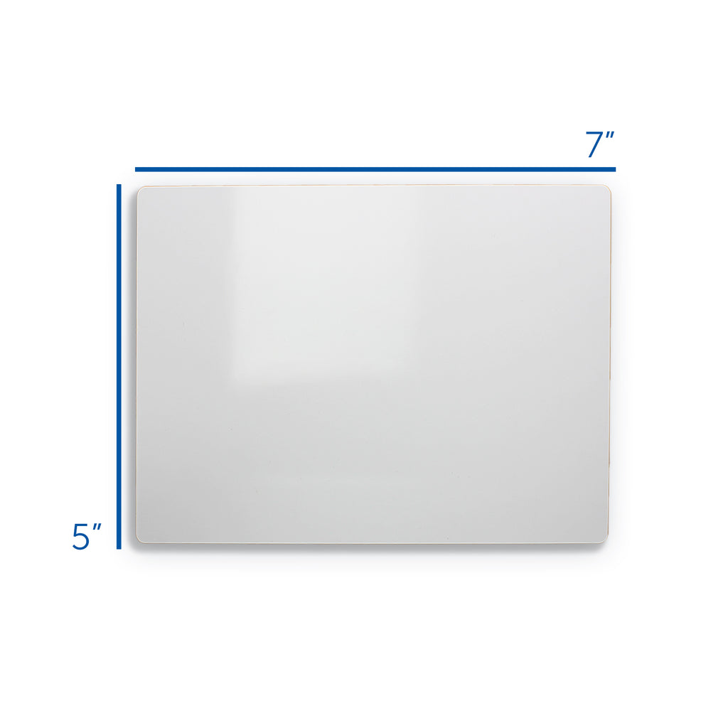 5 x 7 Dry Erase Board Class Pack of 12