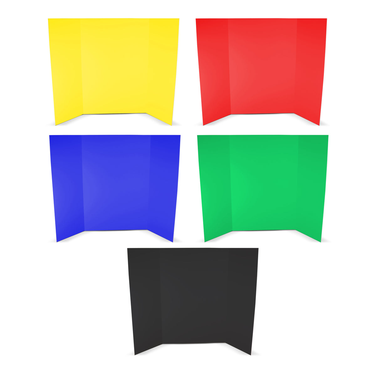 36 x 48 Assorted Colors Foam Project Board Pack of 10