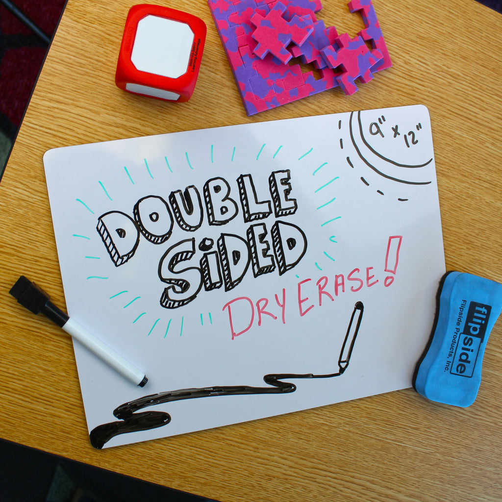 9 x 12 Two Sided Marker Board Class Pack of 12