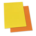 22 x 28 Orange/Yellow Two Sided Project Sheet - Carton of 25 supplier units