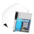 3" x 3" Stickables Repositionable Whiteboard w/ Dry Erase Marker - 4 Packs of 12 Sheets