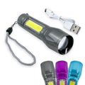Flipo Micro Tactical Rechargeable LED Flashlight & COB LED Work Light | Multi Style 12-Piece Display