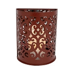 Etched Montrose Sconce with Flameless Candle