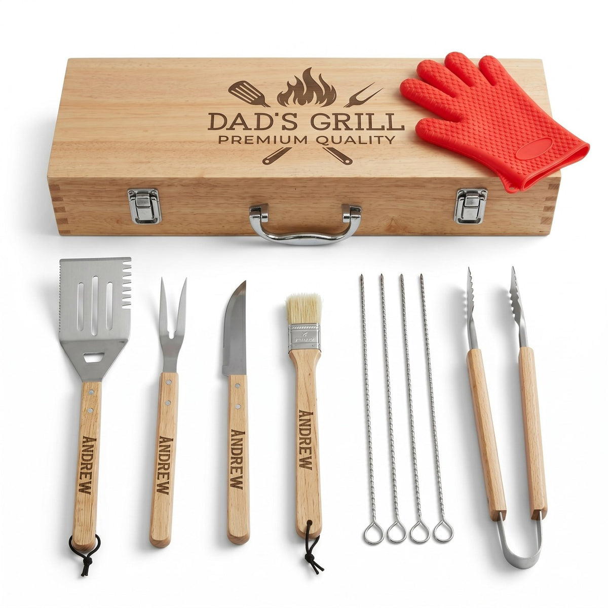 BBQ Grill Set with Case