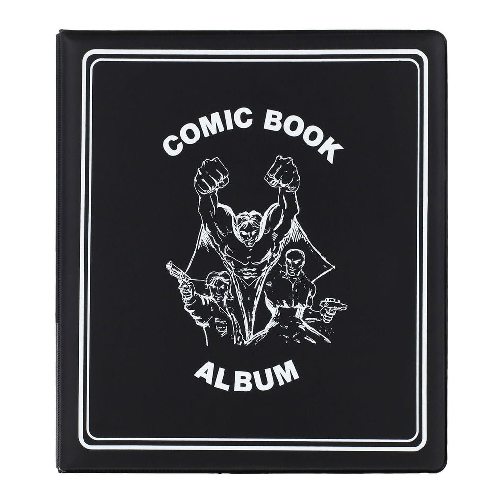 BCW black comic album, front cover