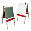 Adjustable Paper Roll Easel - Green Chalk/White Markerboard
