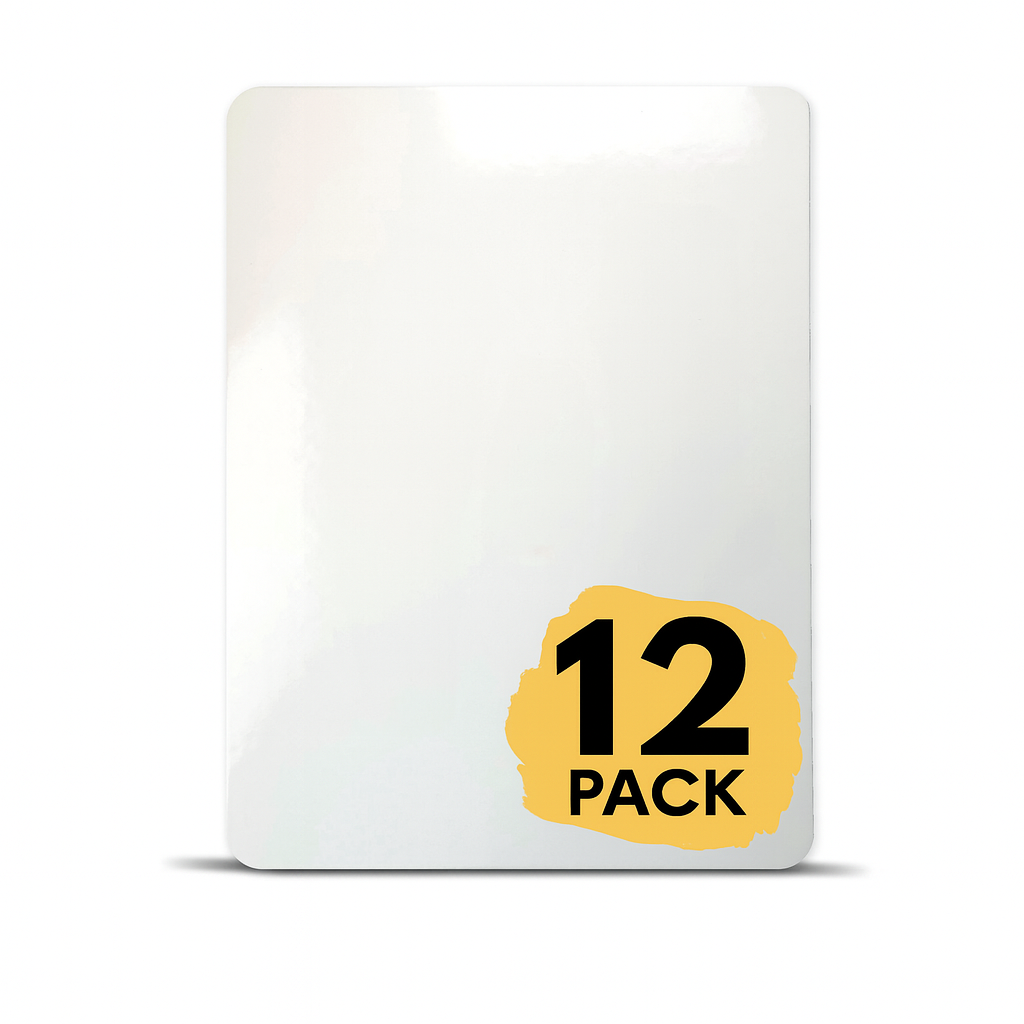18x24 Single-Sided Magnetic White Dry Erase (1/8") - Pack of 12