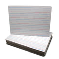9 x 12 Two-Sided Magnetic Red & Blue Ruled/Magnetic Dry Erase Pack of 48