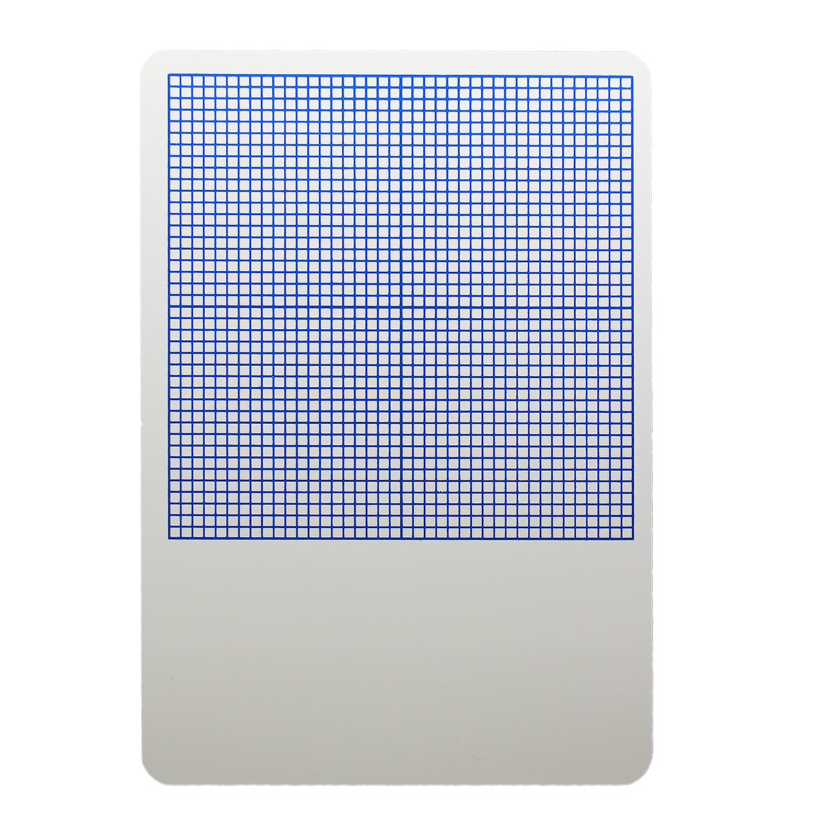 11 x 16 1/4" Two-Sided Graph Dry Erase Board - Carton of 12 supplier units