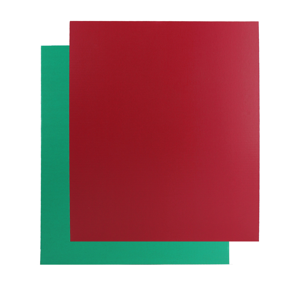 22 x 28 Red/Green Two Sided Project Sheet - Carton of 25 supplier units