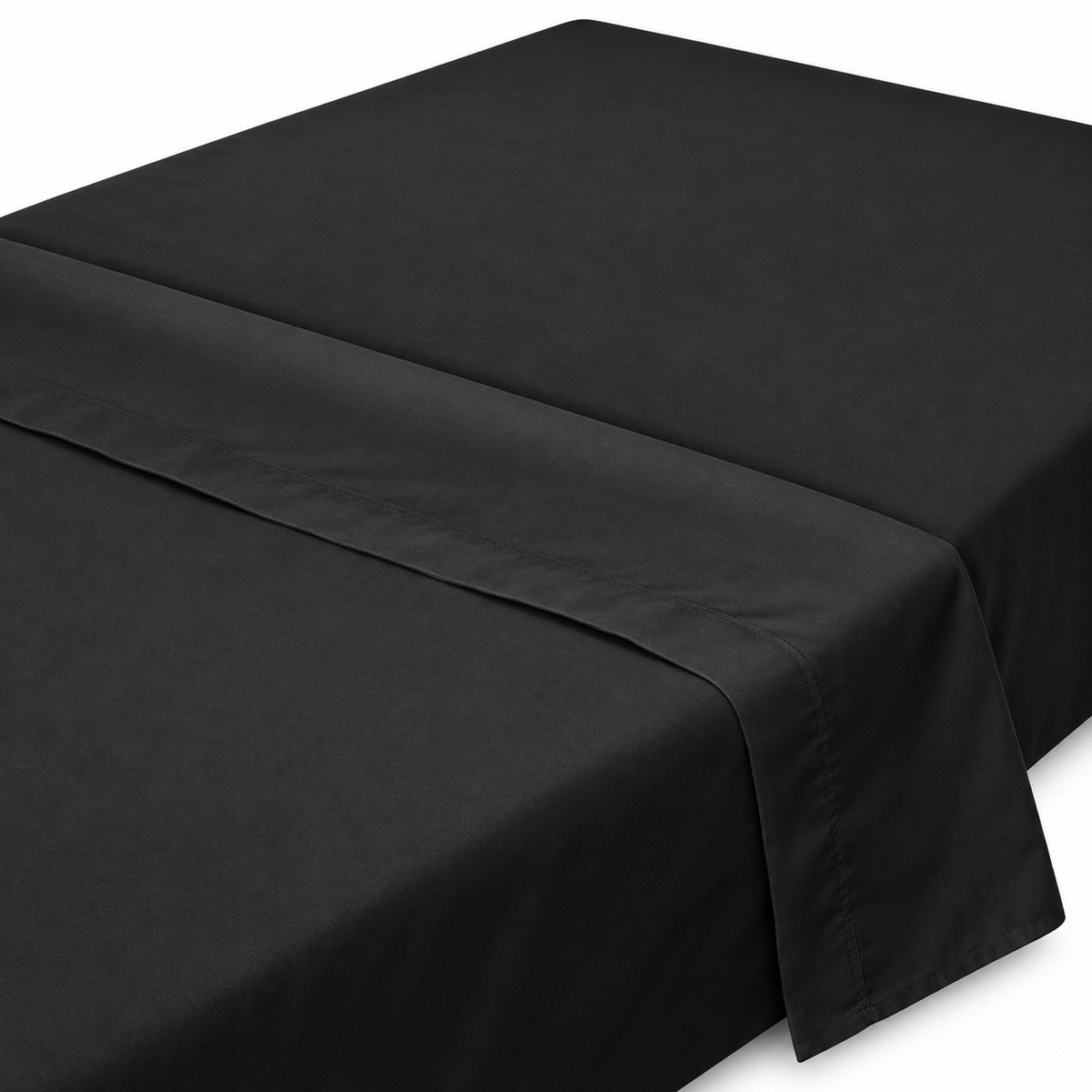 36X84X16 15 OZ BLENDED KNITTED SHEET BLACK HEMM (10 DOZ per BALE) | Request a Freight Quote — representative Black product image