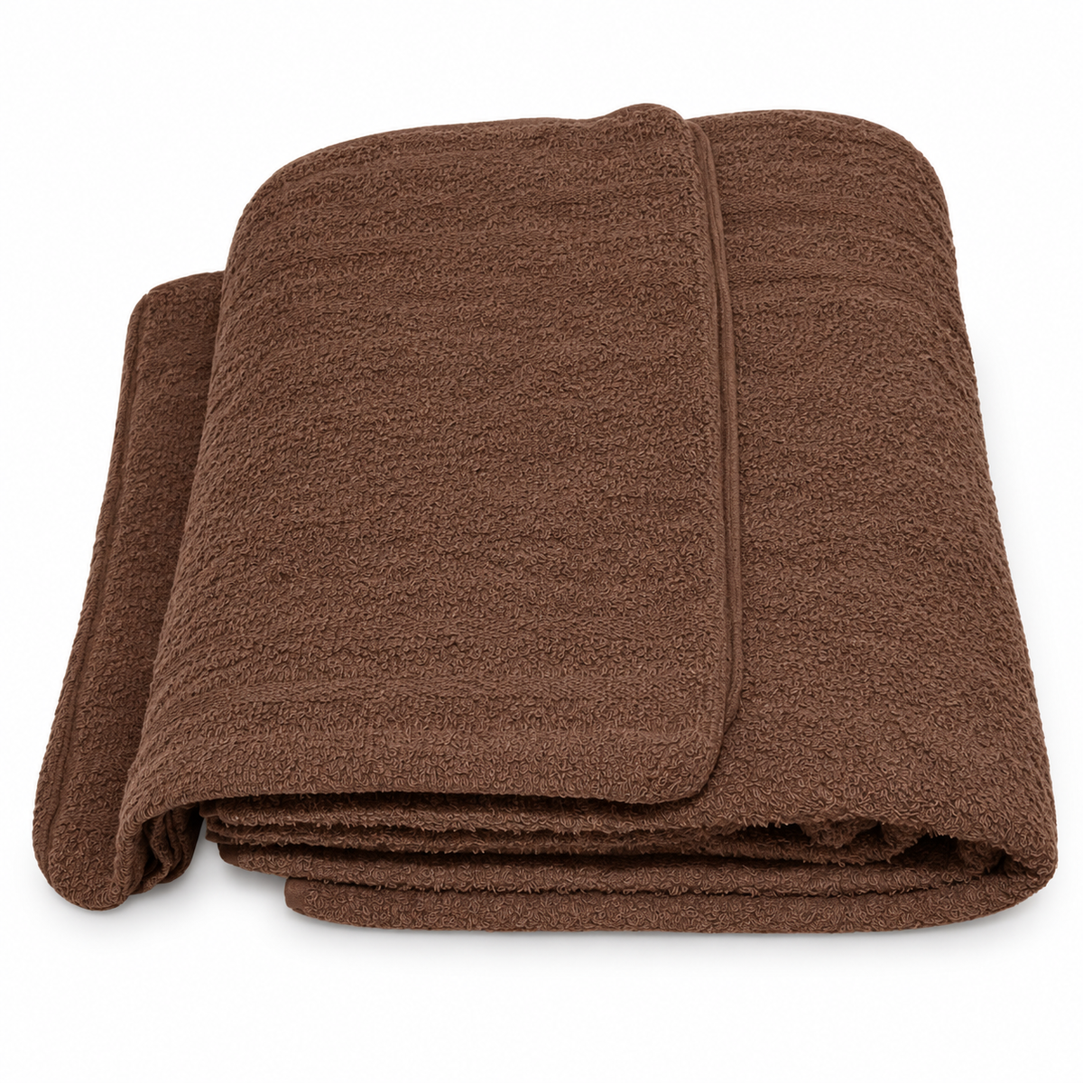 16X26 2.50LBS 16/S RING SPUN DYED BROWN HAND TOWEL (12 DOZ per BOX) — representative Brown product image