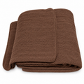 16X27 3.00 LBS 16/S RING SPUN DYED BROWN HAND TOWEL (12 DOZ per BOX) — representative Brown product image