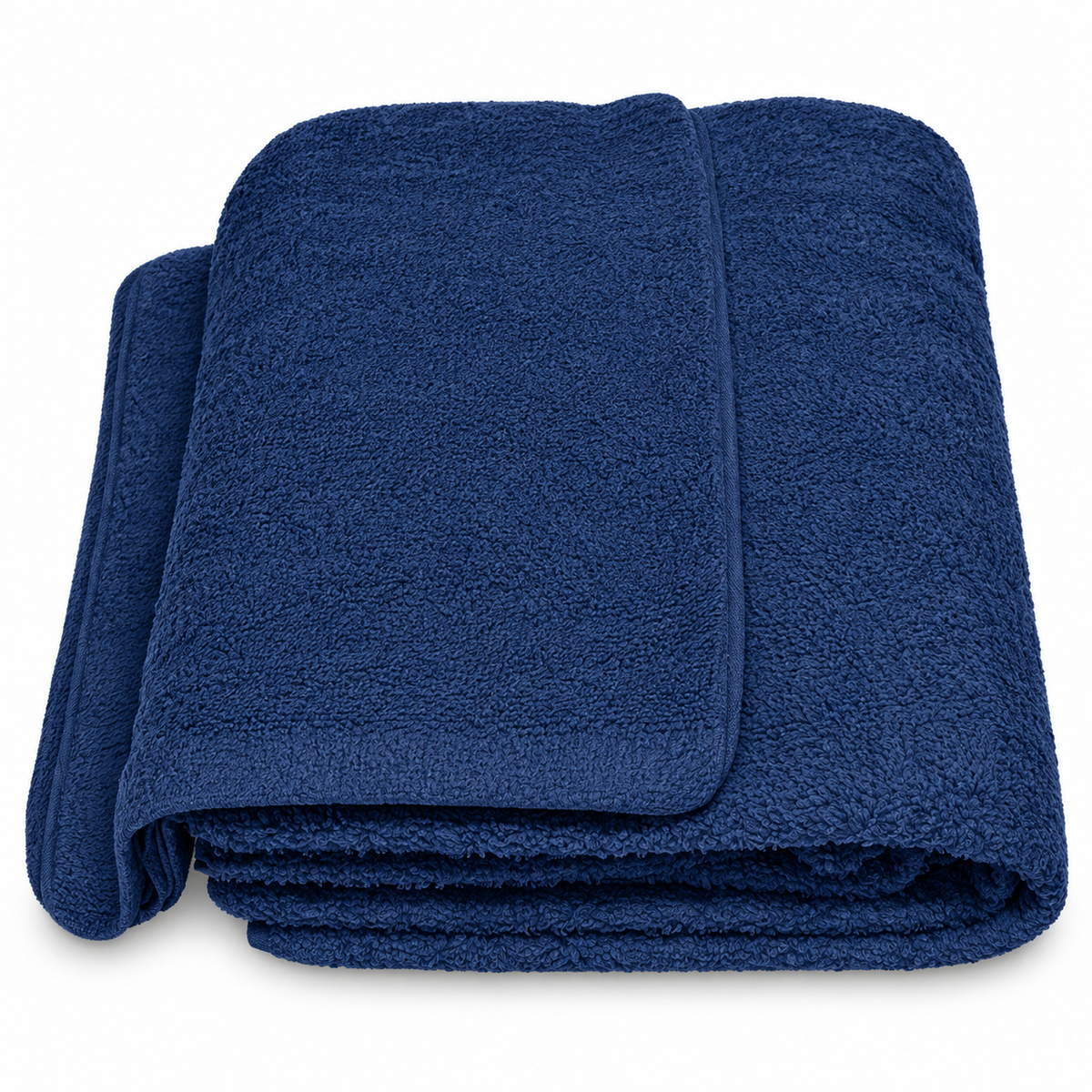 30X60 11.00 LBS 16/S NAVY BLUE VELOUR TOWEL (2 DOZ per BOX) — representative Navy Blue product image