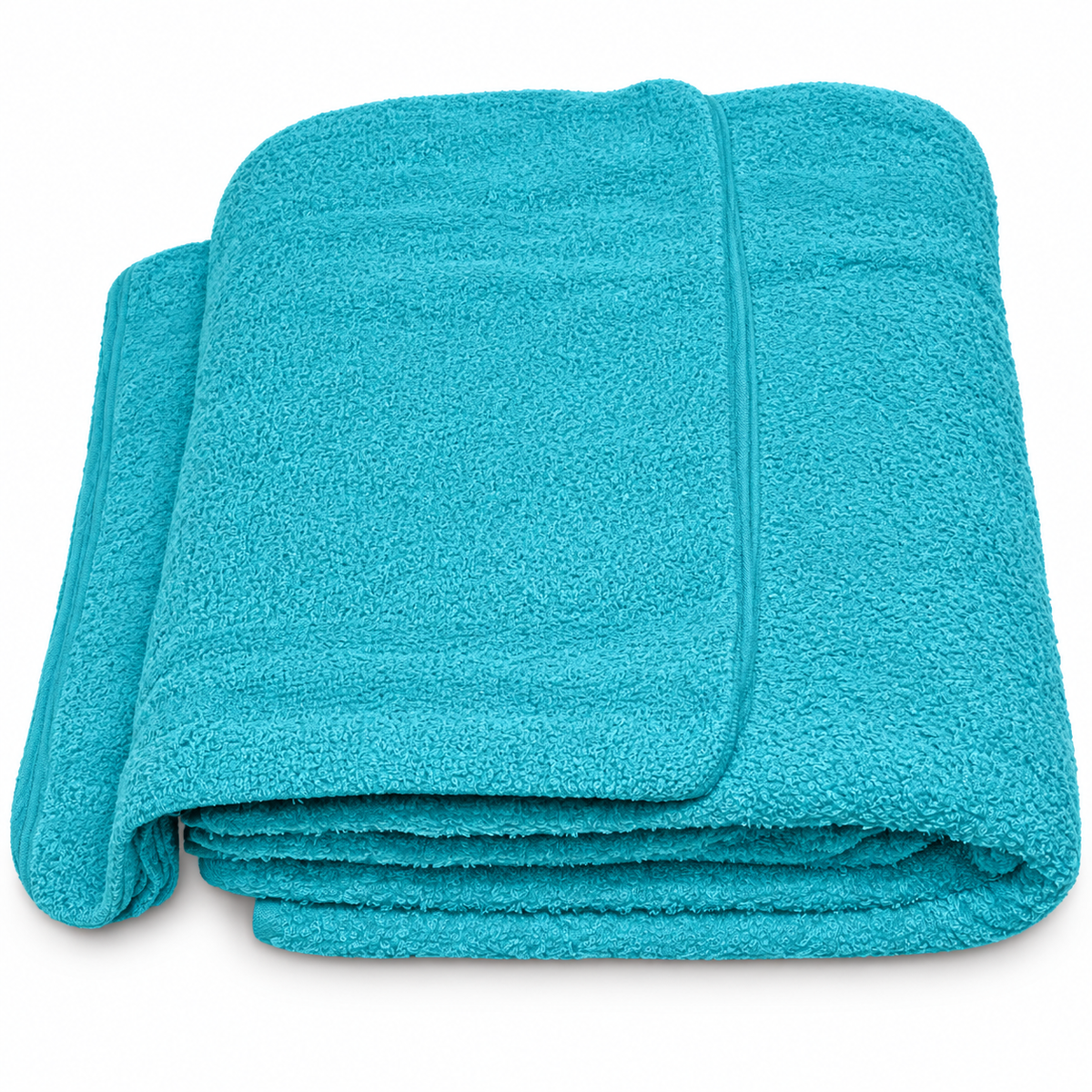30X60 11.00LBS TURQUOISE TERRY VELOUR BEACH TOWEL (2 DOZ per BOX) — representative Turquoise product image
