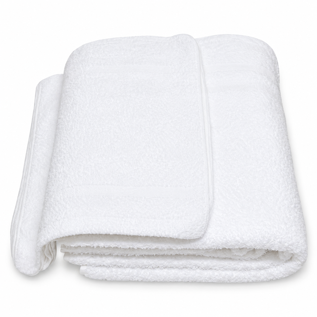 11X17 1.00 LBS WHITE RALLY TERRY TOWEL (100 DOZ per BOX) | Request a Freight Quote — representative White product image
