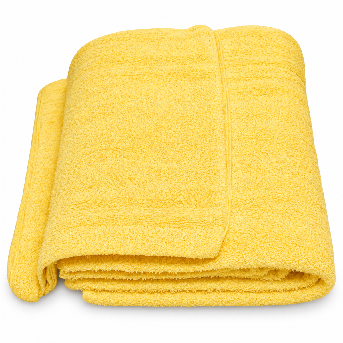 30X60 11.00LBS YELLOW TERRY VELOUR BEACH TOWEL (2 DOZ per BOX) — representative Yellow product image