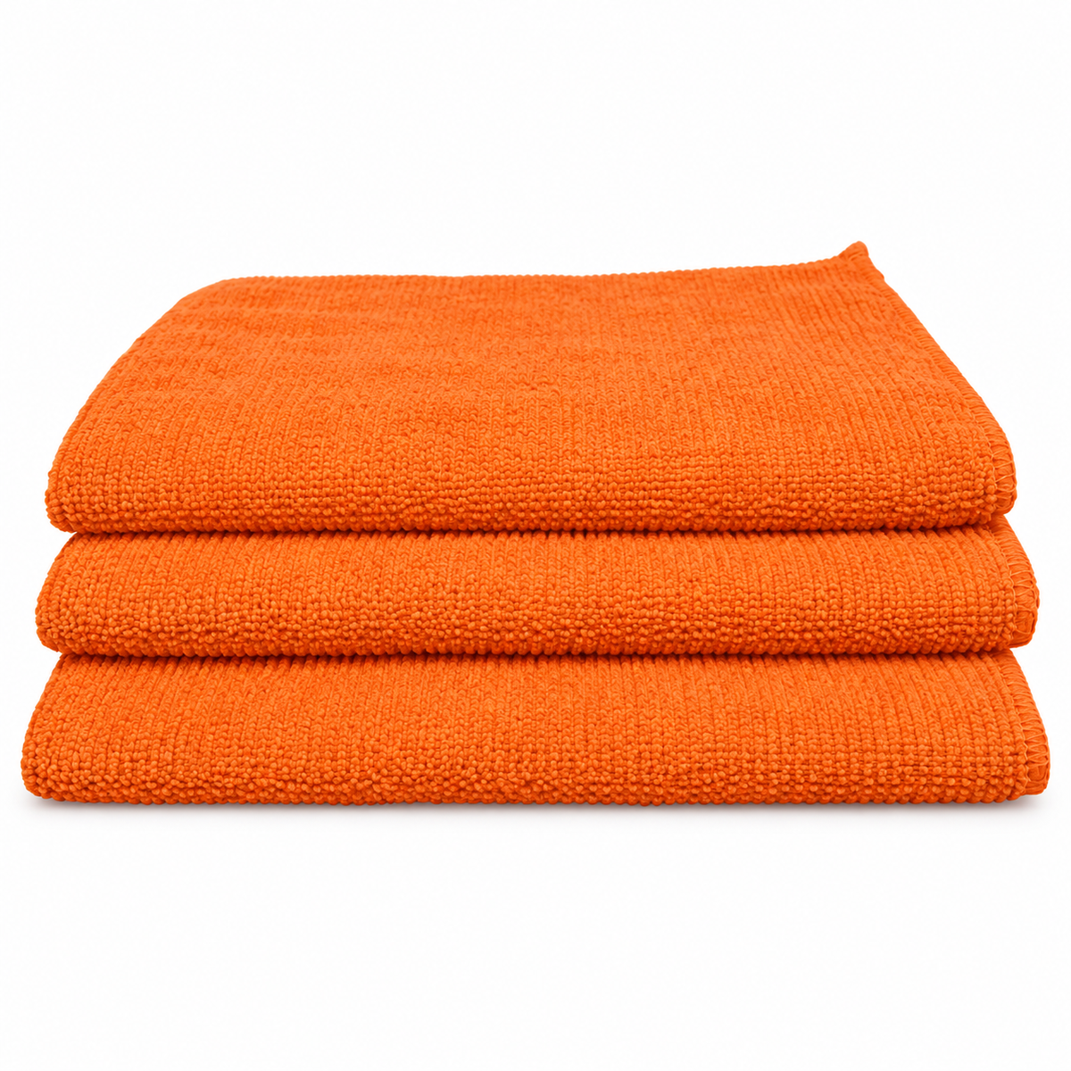28X32 6.4oz SPUN POLY BIB APRON - ORANGE NO/POCKET (10 DOZ per BOX) — representative Orange product image