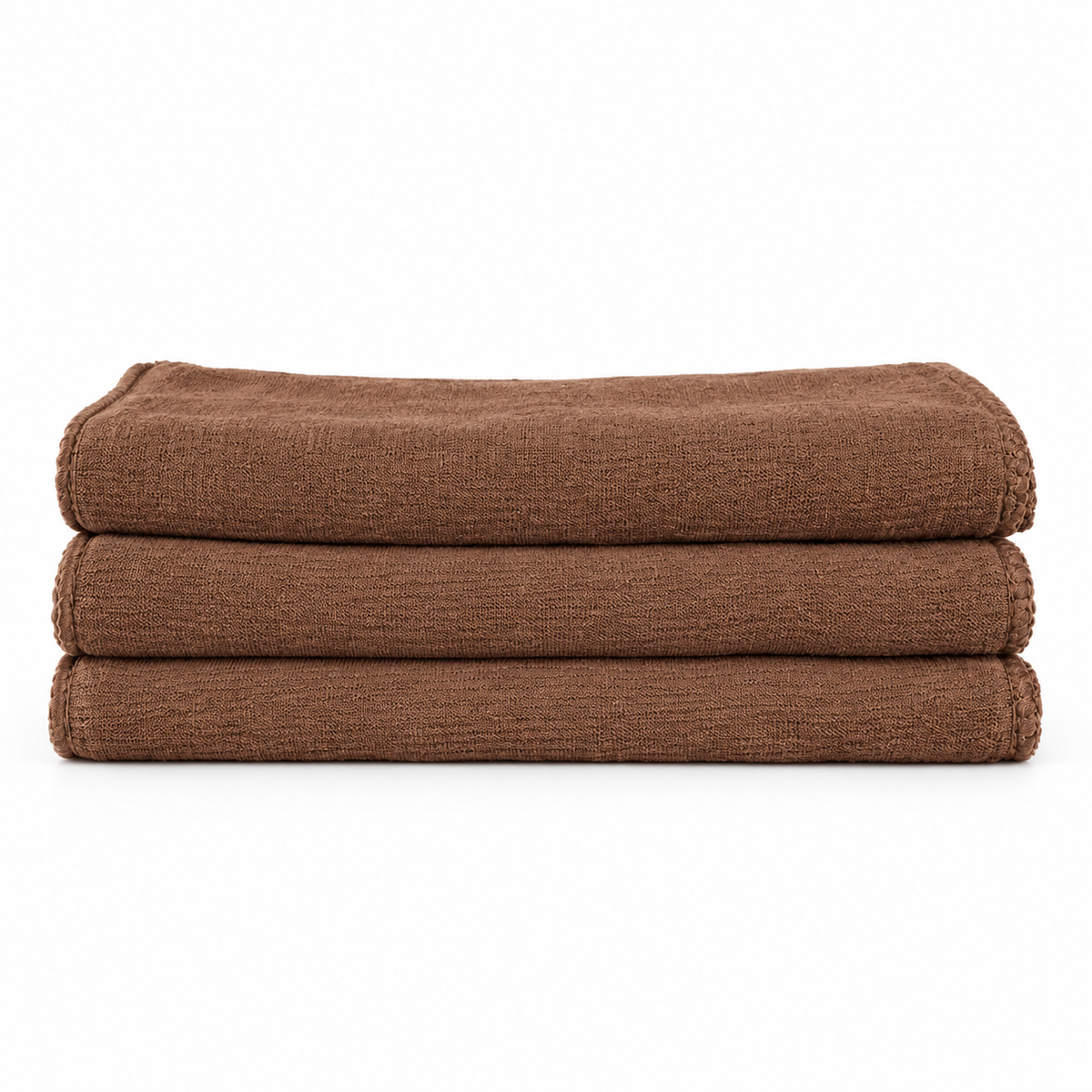 54X60 60/40 DYED BROWN TWILL SEAT COVER ( 5460TBRFC ) (100 PCS per BALE) | Request a Freight Quote — representative Brown product image