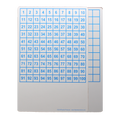 9 x 12 Two-Sided Hundreds Grid Dry Erase Board - Carton of 24 supplier units