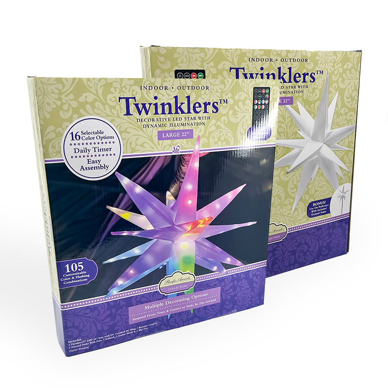 Twinklers™ | 22" Indoor & Outdoor Decorative LED Star