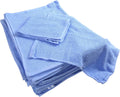 HR Cotton BM28-BL solid blue terry bar mops