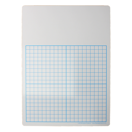 11 x 16 Two-Sided 1/2" Graph Dry Erase Board - Carton of 12 supplier units - SKU 11162