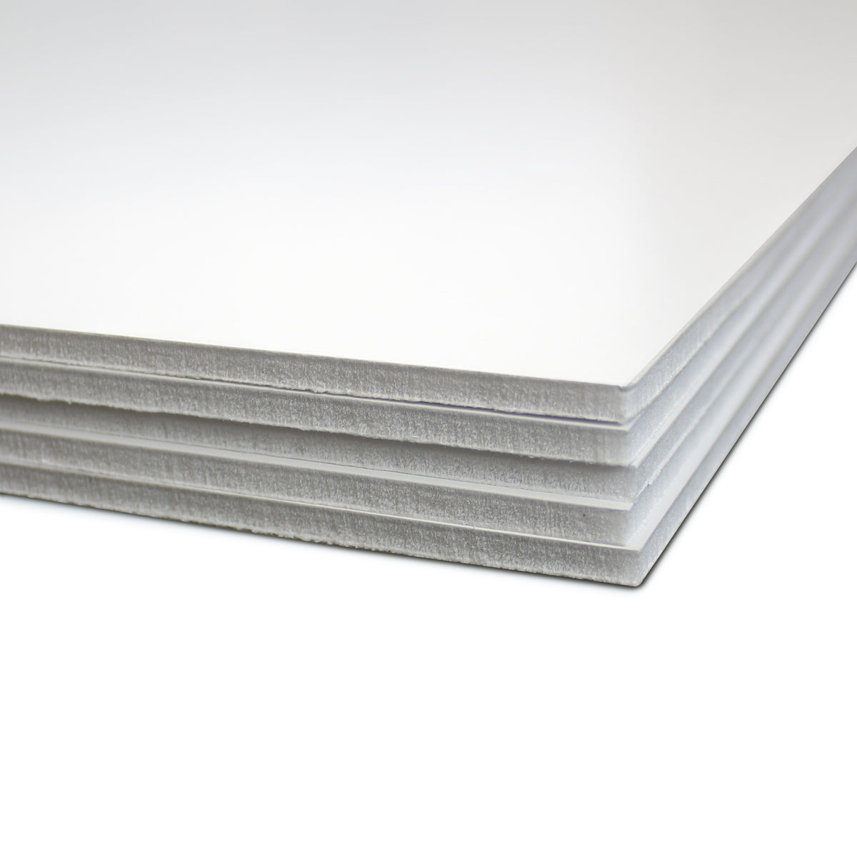 8 x 10 (3/16') White Foam Board - Pack of 5