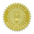 Gold Foil Stamped Certificate Seals - Academic Achievement - Carton of 50 supplier units