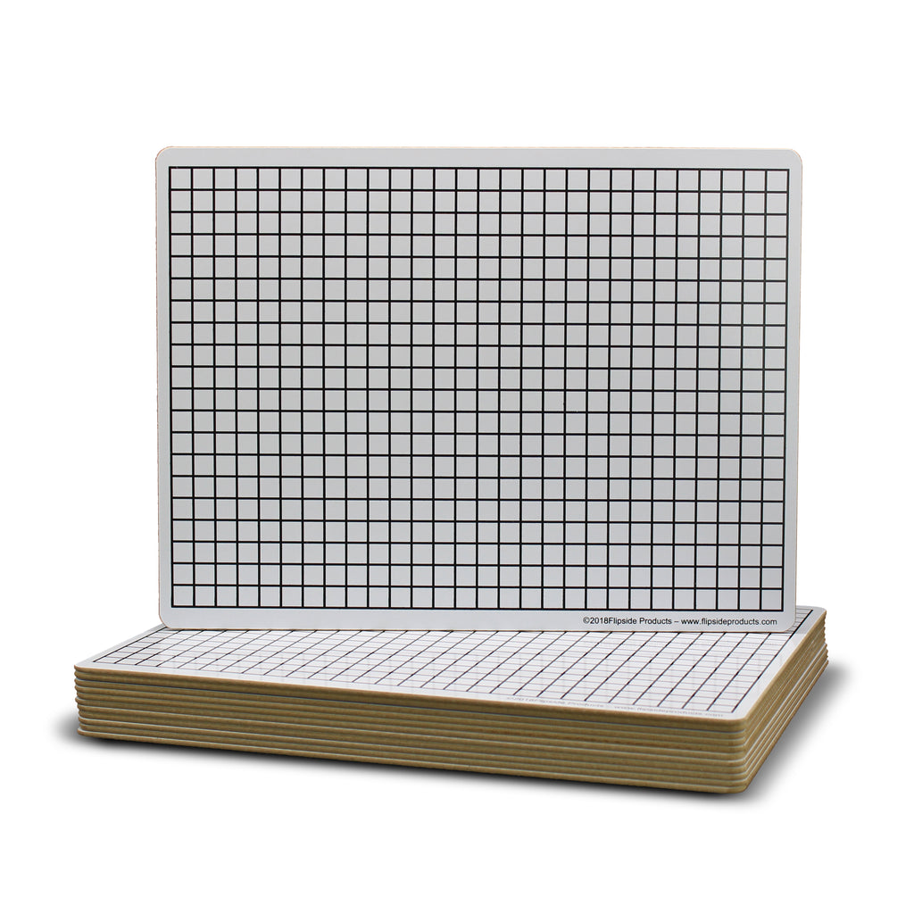 9 x 12 Two Sided 3/8" Squares Grid Board 12 Pack