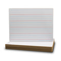 9 x 12 Two-Sided Red & Blue Ruled/Dry Erase Class Pack 12