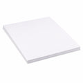 22" x 28" Acid-Free Economy White Poster Board - 50 Pack