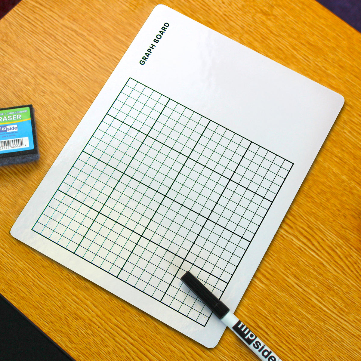 9 x 12 Two Sided Graph Board 12 Pack