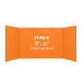 18 x 48 1 Ply Orange Project Board Pack of 24
