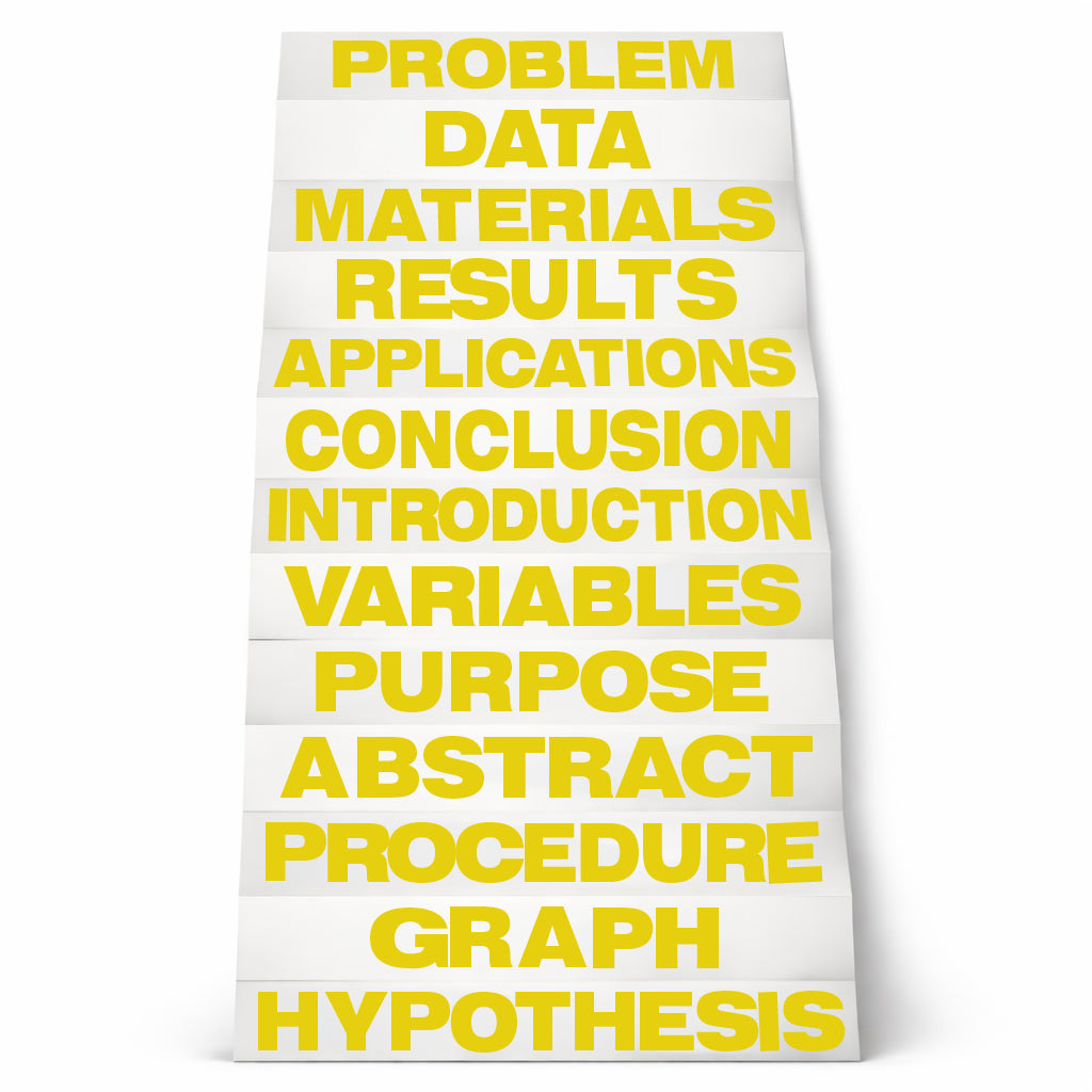 Yellow Science Fair Titles - Carton of 24 supplier units