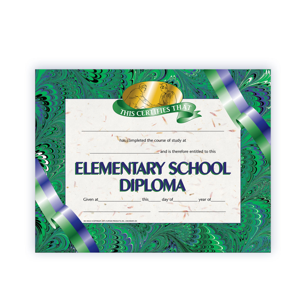 Elementary School Diploma - Carton of 50 supplier units - SKU VA522